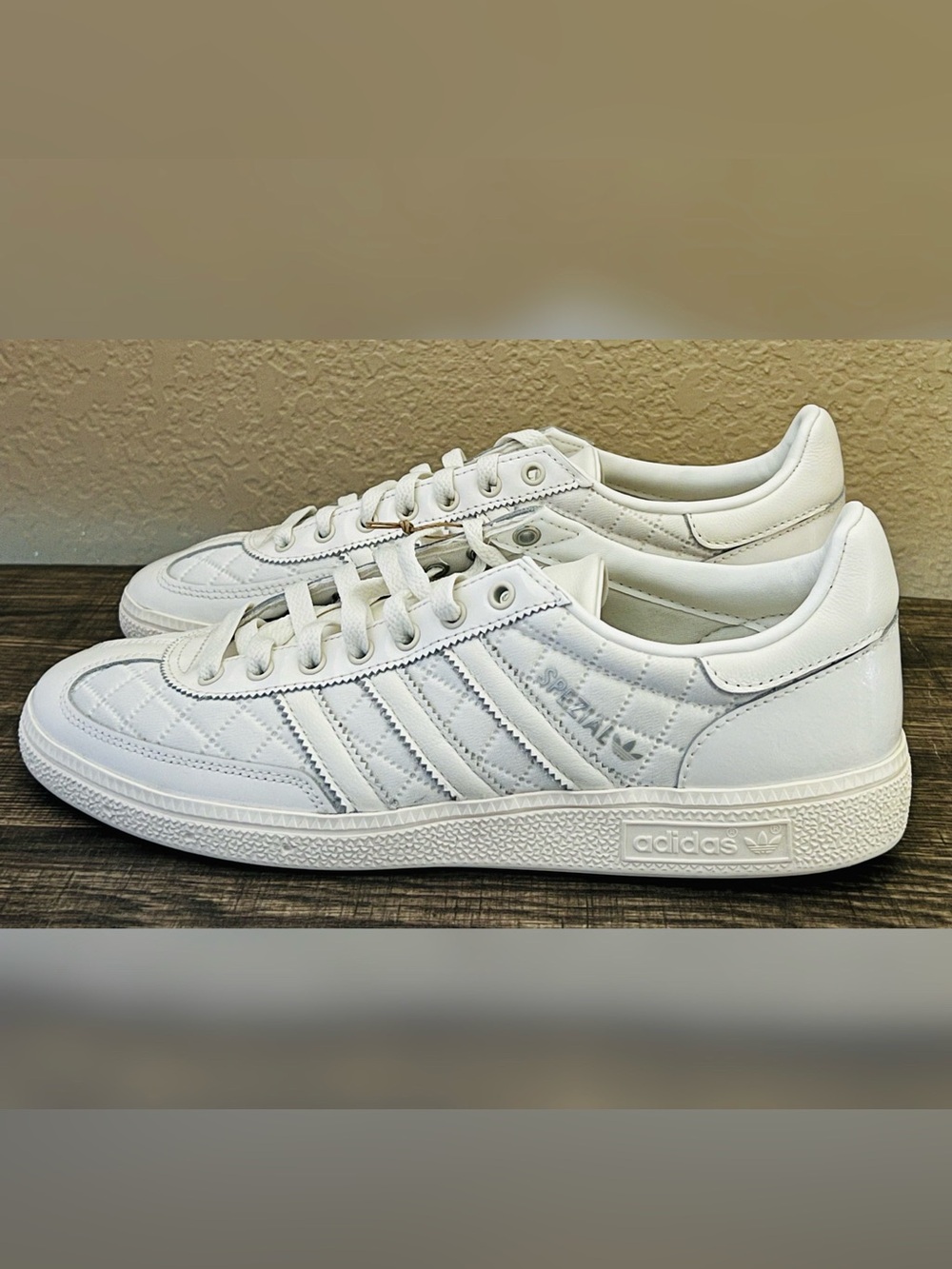 Adidas Handball Spezial ‘Cloud White Silver’ Shoes Size-9